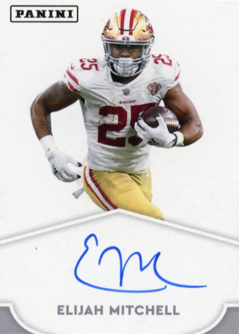 2022 Panini The National Elijah Mitchell - Autograph 49ers