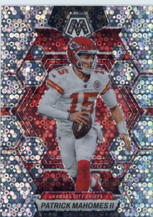 2023 Panini Mosaic Patrick Mahomes #109 - Disco Chiefs