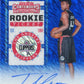 2019/20 Panini Contenders Terance Mann Rookie Ticket RC #135 - Autograph Blue Shimmer#/20 Clippers