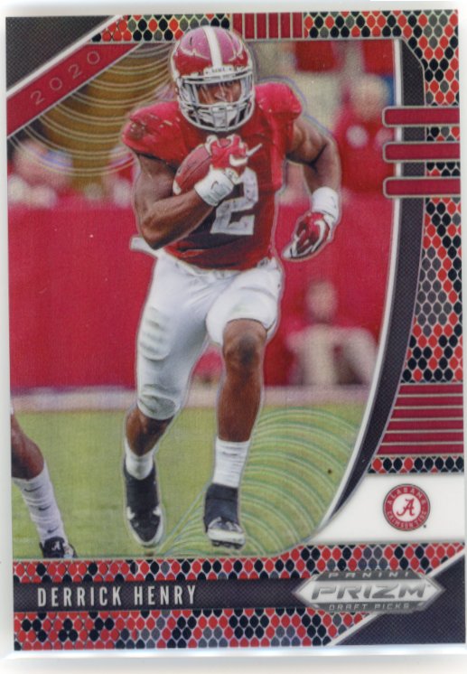 2020 Panini Prizm Draft Picks Derrick Henry #33 - Snakeskin Alabama