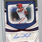 2022 Panini Immaculate Collection Adolis Garcia #IS-AG - #/49 Autograph Red Rangers