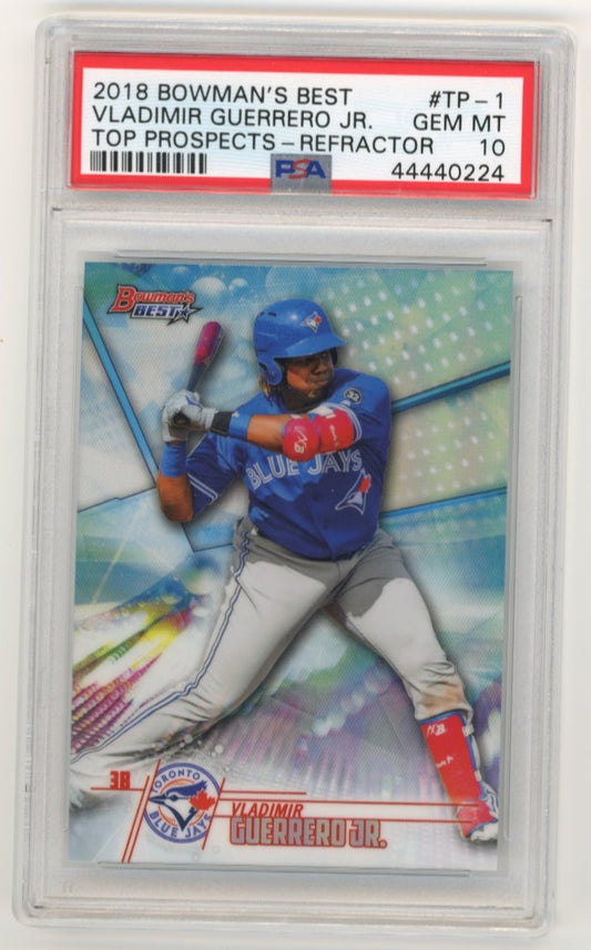 2018 Topps Bowman's Best Vladimir Guerrero Jr. #TP-1 - Refractor PSA 10