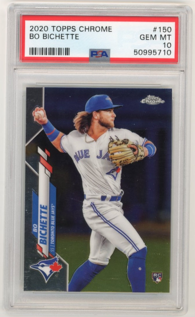 2020 Topps Chrome Bo Bichette RC #150 - PSA 10 Blue Jays