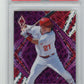 2021 Panini Chronicles Phoenix Mike Trout #19 - Purple Velocity PSA 10 Angels