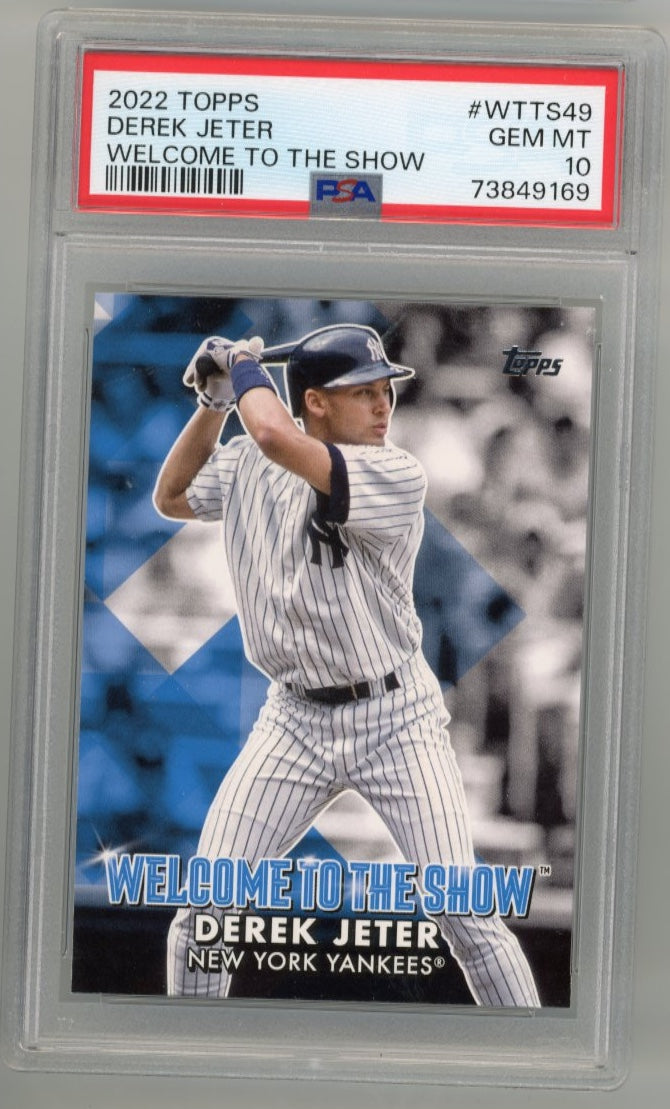 2022 Topps Derek Jeter Welcome To The Show #WTTS49 - PSA 10 Yankees