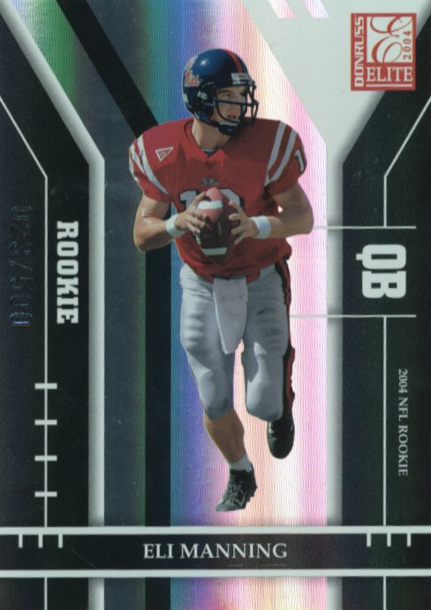 2004 Donruss Elite Eli Manning RC #135 - #/500 Ole Miss