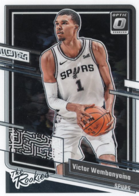 2023/24 Panini Donruss Optic Victor Wembayama The Rookies RC #4 - Spurs