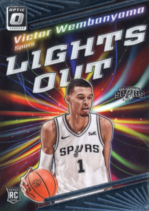 2023/24 Panini Donruss Optic Victor Wembanyama Lights Out RC #4 - Spurs