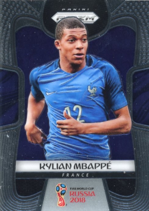 2018 Panini Prizm Kylian Mbappe World Cup #80 - France