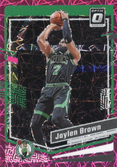 2023/24 Panini Donruss Optic Jaylen Brown #113- Pink #/79 Celtics