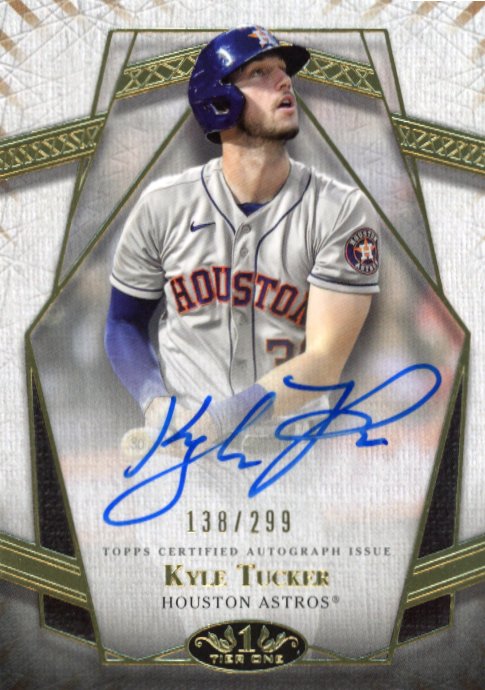 2022 Topps Tier One Kyle Tucker #PPA-KT - Autograph #/299 Astros