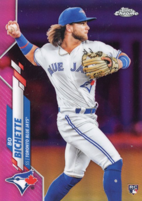 2020 Topps Chrome Bo Bichette RC #150 - Pink Blue Jays