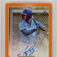 2022 Topps Chrome MJ Melendez #RA-MJM - Autograph Orange #/25 PSA 9 Royals