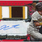 2021 Topps Inception Jake Cronenworth RC # APC-JC - Autograph Relic Red #/25 Padres
