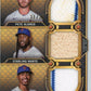2022 Topps Triple Threads Pete Alonso Starling Marte Francisco Lindor #RCC-AML - Triple Relic #/36 Mets
