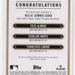 2022 Topps Triple Threads Pete Alonso Starling Marte Francisco Lindor #RCC-AML - Triple Relic #/36 Mets