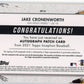 2021 Topps Inception Jake Cronenworth RC # APC-JC - Autograph Relic Red #/25 Padres