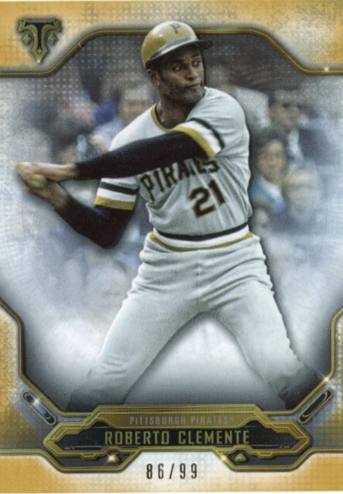 2020 Topps Triple Threads Roberto Clemente #72 - #/99 Bronze Pirates