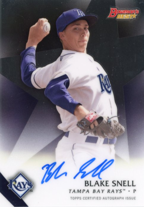 2015 Topps Bowmans Best Blake Snell #B15-BSN - Autograph Rays