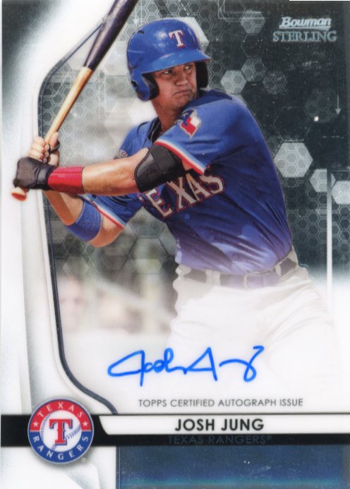 2020 Topps Bowman Sterling Josh Jung #BSPA-JJU - Autograph Rangers