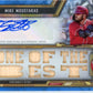 2020 Topps Triple Threads Mike Moustakas "One of the Best" #TTAR-MMO3 - Autograph Relic Blue #/3 Reds