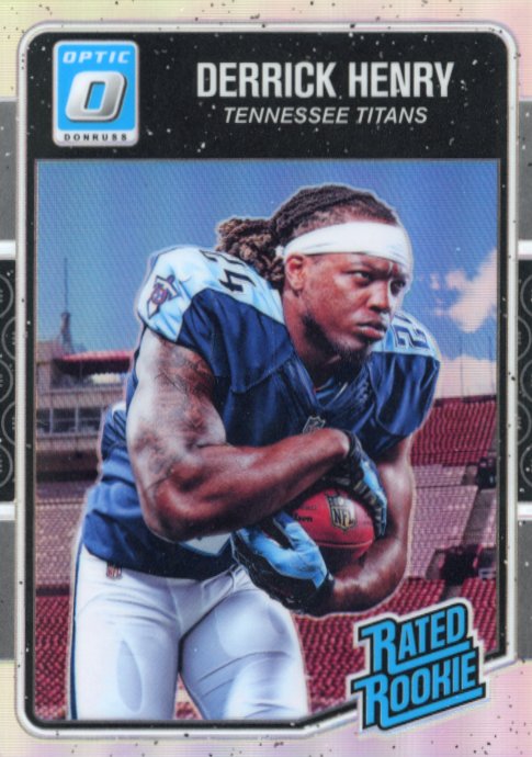 2016 Panini Donruss Optic Derrick Henry Rated Rookie RC #165 - Silver Titans