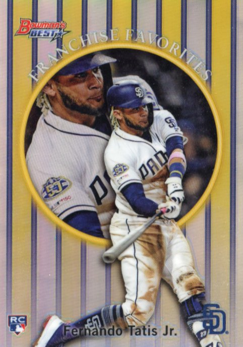 2019 Topps Bowman's Best Fernando Tatis Jr. Franchise Favorites RC #99FF-FTJ - Padres