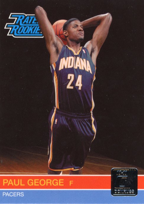 2010/11 Panini Donruss Paul George Rated Rookie RC #237 - Pacers