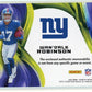 2022 Panini Wan'dale Robinson RC - #/50 Jumbo Patch #WR Giants