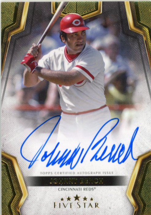 2024 Topps Five Star Johnny Bench #FSA-JB - Autograph Reds