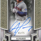 2024 Topps Tier One Francisco Alvarez #BOA-FA - Autograph #/75 Mets