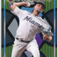 2022 Topps Finest Edward Cabrera RC #129  - Black #/25 Marlins