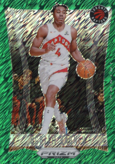 2023/24 Panini Prizm Scottie Barnes #174 - Green Shimmer #/12 Raptors