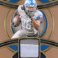 2023 Panini Select Jahmyr Gibbs Rookie RC #RSW-JGI - Patch #/49 Lions