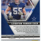 2020 Panini Mosaic Leighton Vander Esch #188 - White Sparkle Cowboys