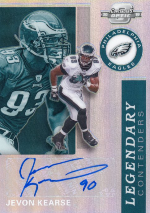 2019 Panini Contenders Optic Jevon Kearse #LC-JK - Autograph #/75 Eagles