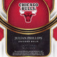 2023/24 Panini Select Julian Phillips RC #RJ-PHL - Silver Autograph Relic Bulls