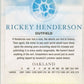 2024 Panini Boys of Summer Rickey Henderson #57 - #/149 Red Athletics