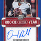 2022 Panini Contenders Optic Desmond Ridder Rookie RC #ROY-DR - Autograph #/50 Falcons