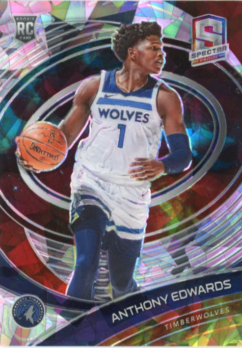 2020/21 Panini Spectra Anthony Edwards RC #101 - Atomic #/35 Timberwolves