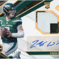 2021 Panini Limited Zach Wilson RC #102 - #/49 Autograph Relic Jets