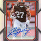 2022 Panini Prizm Kareem Hunt Silver #68 - Autograph Browns