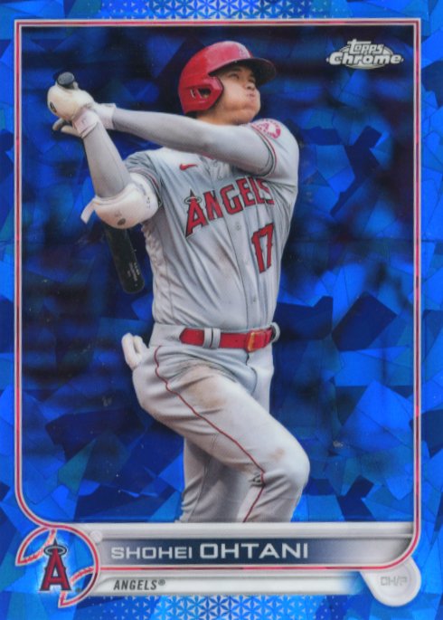 2022 Topps Chrome Sapphire Shohei Ohtani #1 - Dodgers