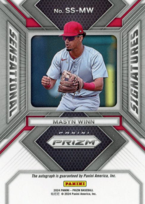 2024 Panini Prizm Masyn Winn RC #SS-MW - Autograph Cardinals