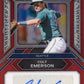 2024 Panini Prizm Colt Emerson Sensational Signatures #SS-CE - Autograph Red #/99 Mariners