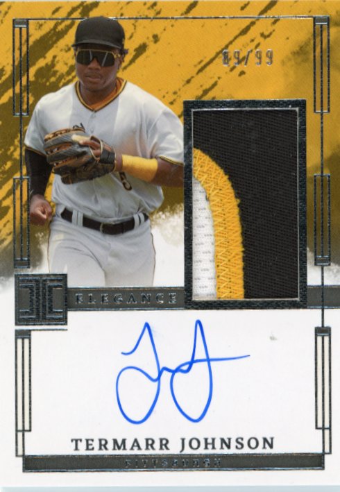 2024 Panini Impeccable Termarr Johnson Elegance #EPJ-TJ - Autograph Relic #/99 Pirates