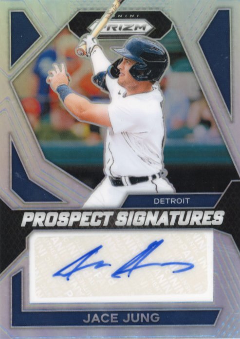 2024 Panini Prizm Jace Jung Prospect Signatures #PS-JJ - Autograph Tigers
