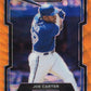 2024 Panini Prizm Joe Carter #35 - Orange Wave #/49 Blue Jays