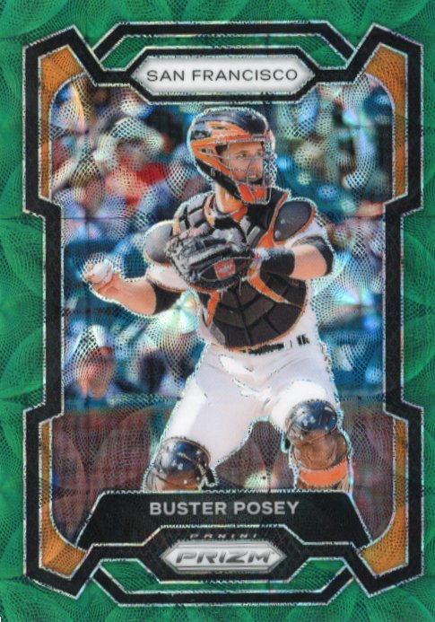 2024 Panini Prizm Buster Posey #108 - #/75 Green Scope Giants