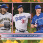 2022 Topps Chrome Sapphire Corbin Burnes Max Sherzer Walker Buehler League Leaders #204 - Gold Cracked Ice #/50 Brewers Dodgers